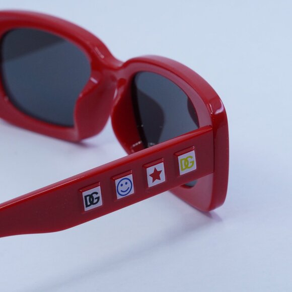 🕶️ New Dolce & Gabbana Kids DX6006U 308825 Sunglasses - Red Frame - Picture 7 of 10